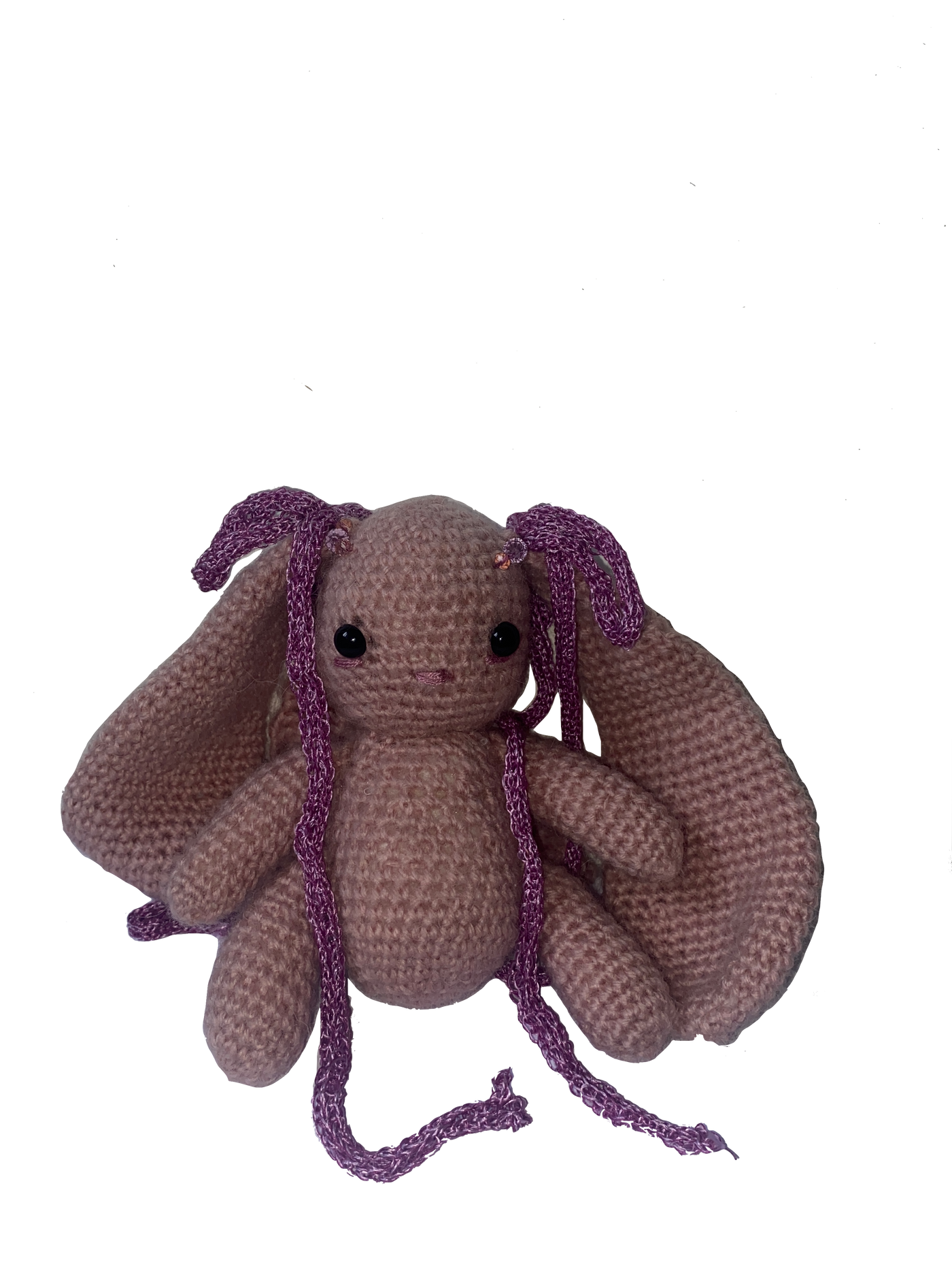 Plush bunnies - "angel bunny"